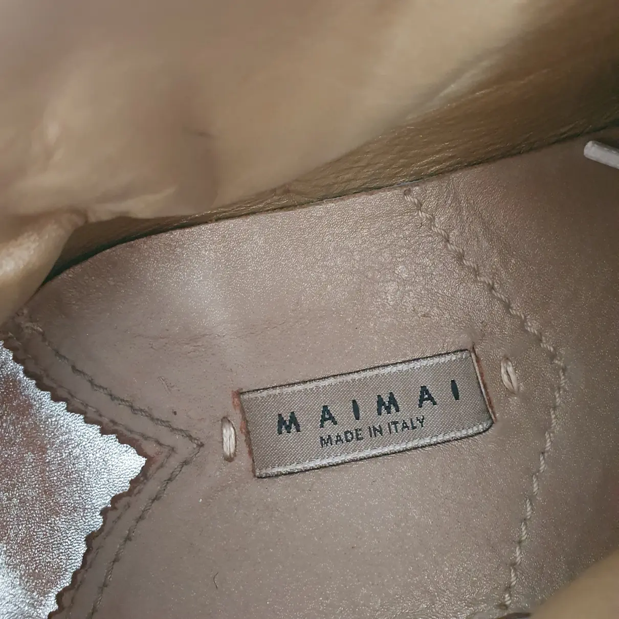 Leather trainers Mai Mai