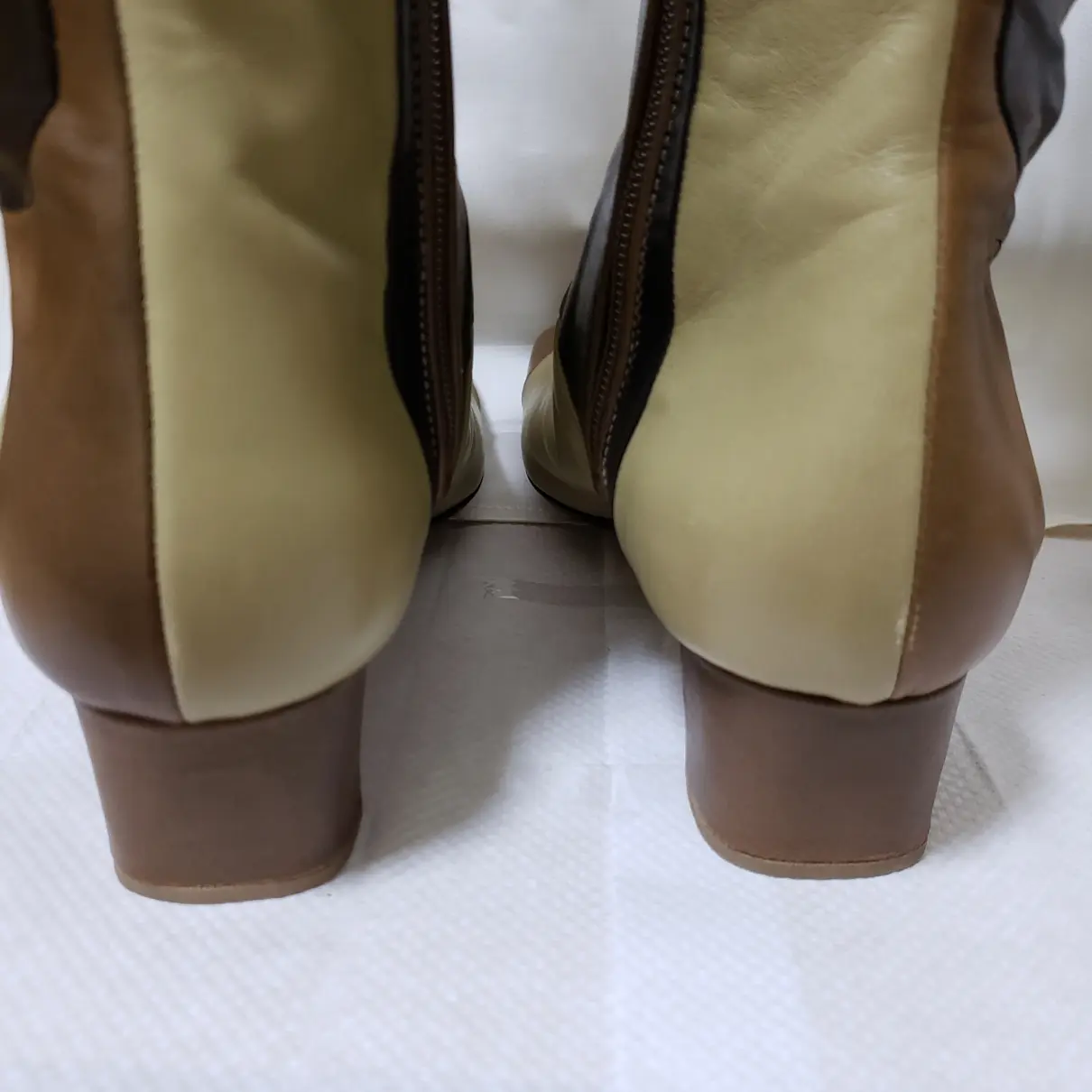 Leather western boots Marni