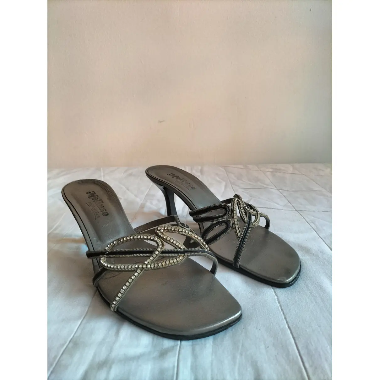Leather sandals Melluso
