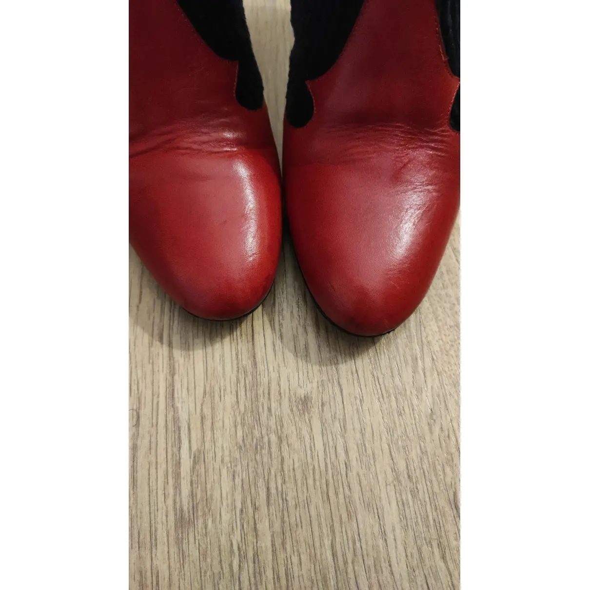 Leather western boots Michel Vivien