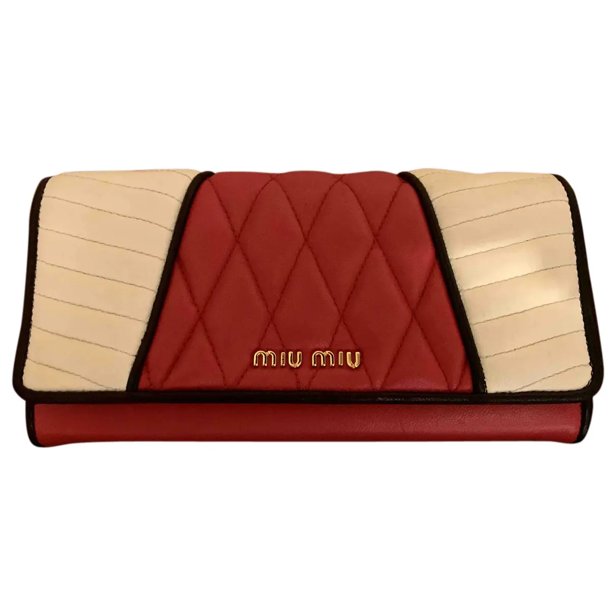 Leather wallet Miu Miu