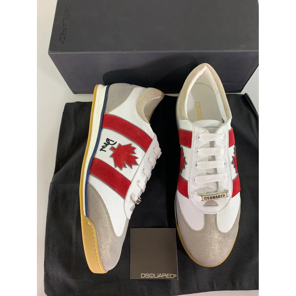 New Runner leather low trainers Dsquared2