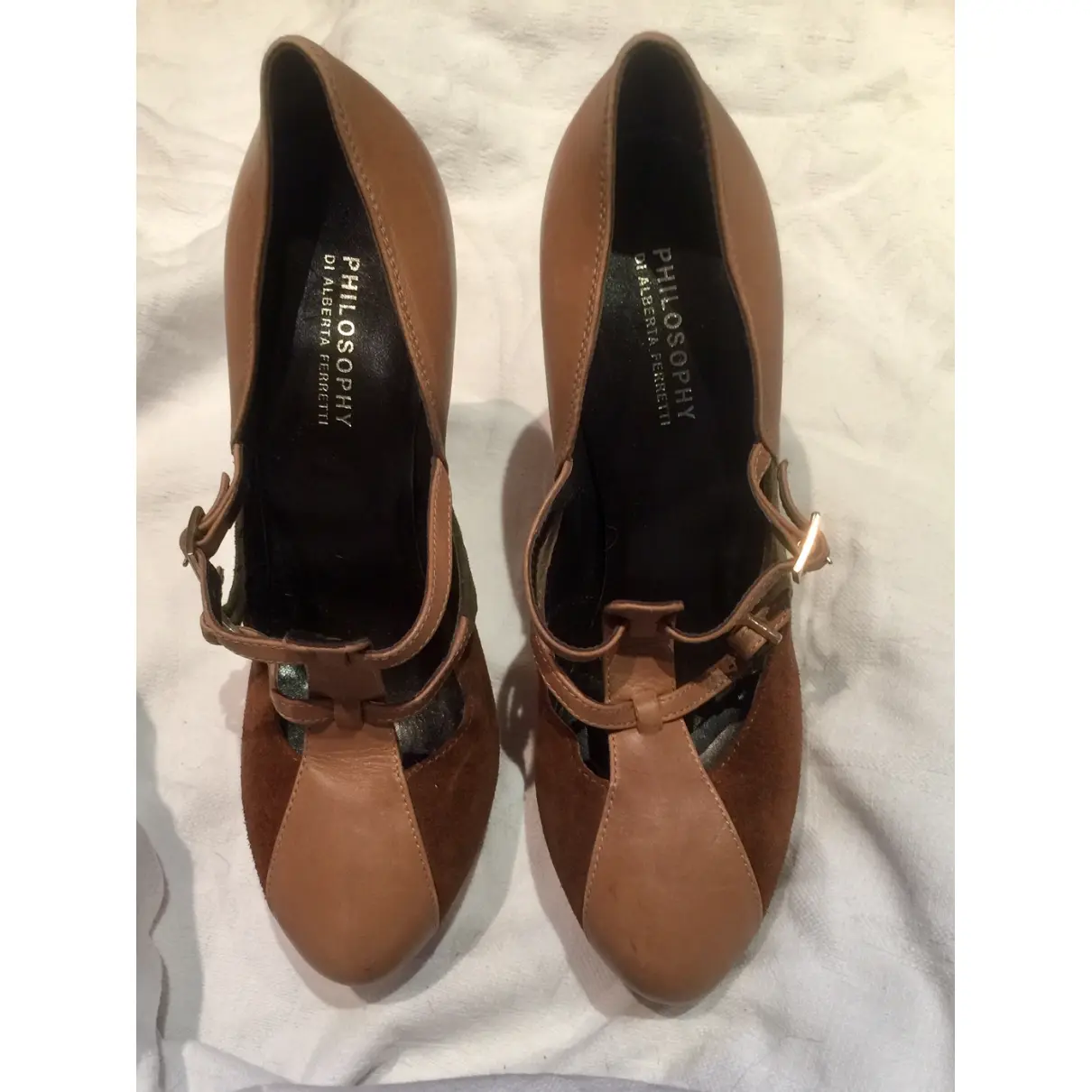 Buy Philosophy Di Alberta Ferretti Leather heels online