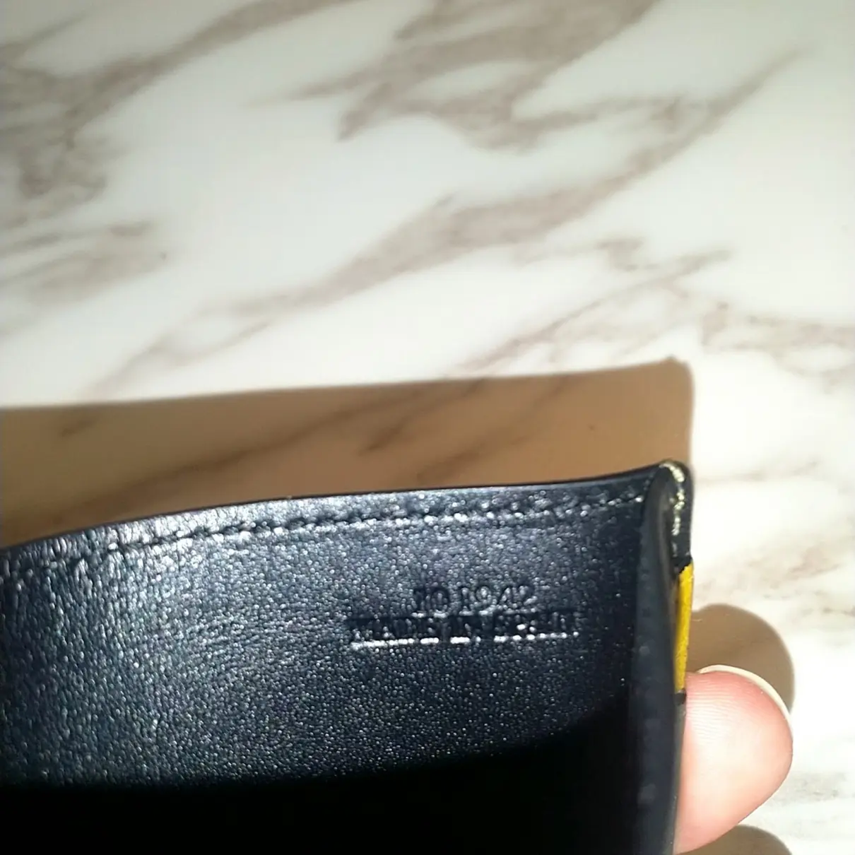 Puzzle leather card wallet Loewe