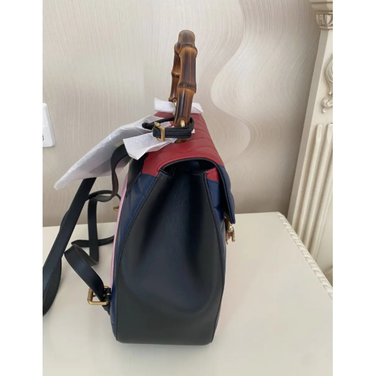 Queen Margaret leather backpack Gucci