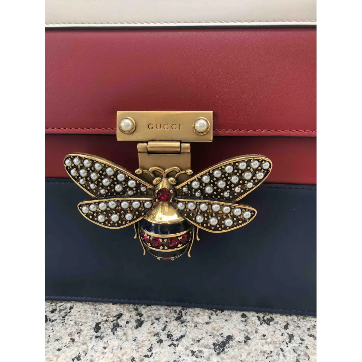 Queen Margaret leather handbag Gucci