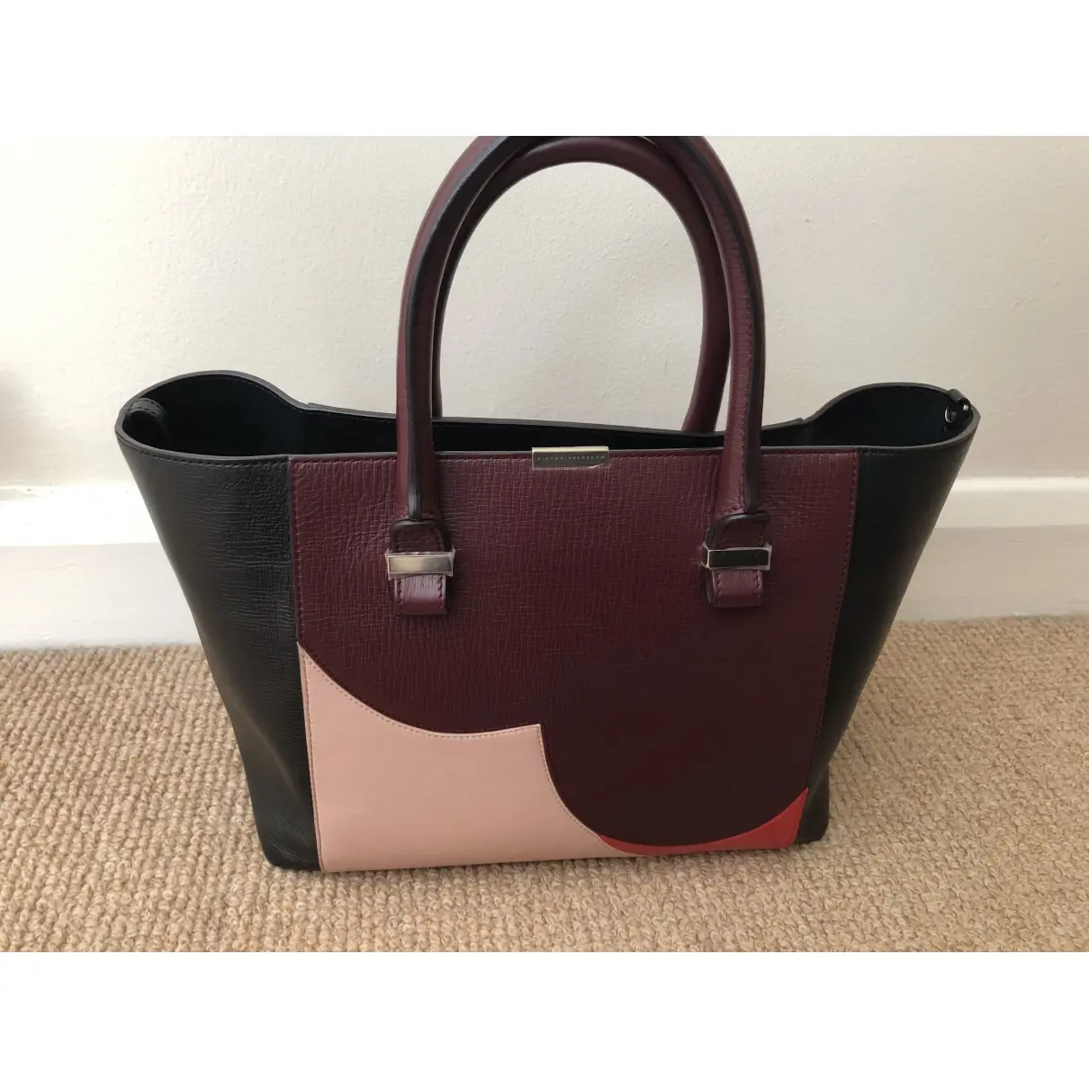 Victoria Beckham Quincy leather handbag for sale