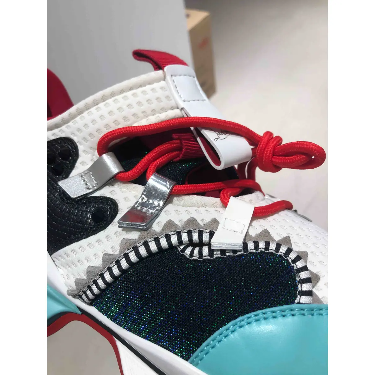 Red Runner leather low trainers Christian Louboutin