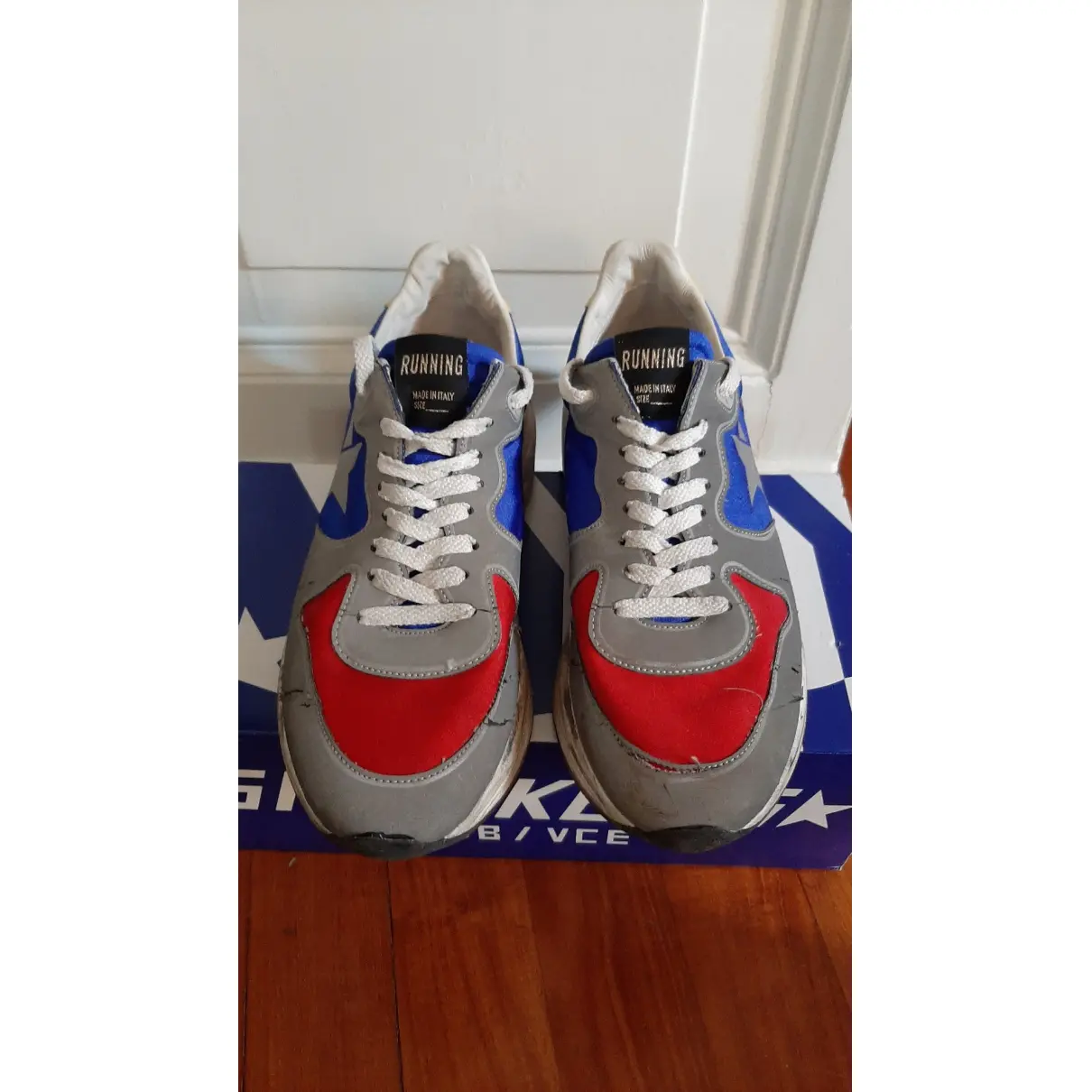 Buy Golden Goose Running leather low trainers online