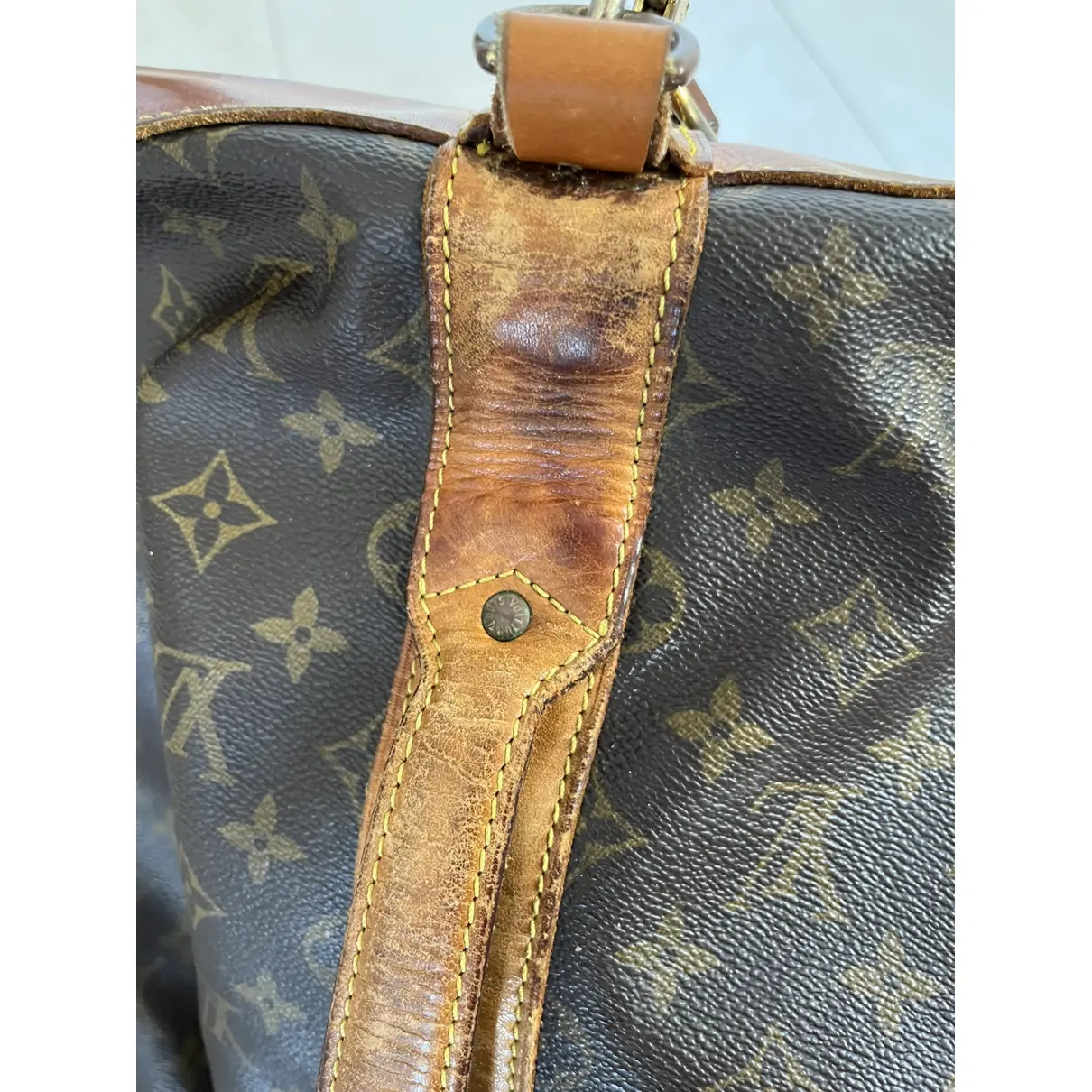 Sailor leather 48h bag Louis Vuitton - Vintage