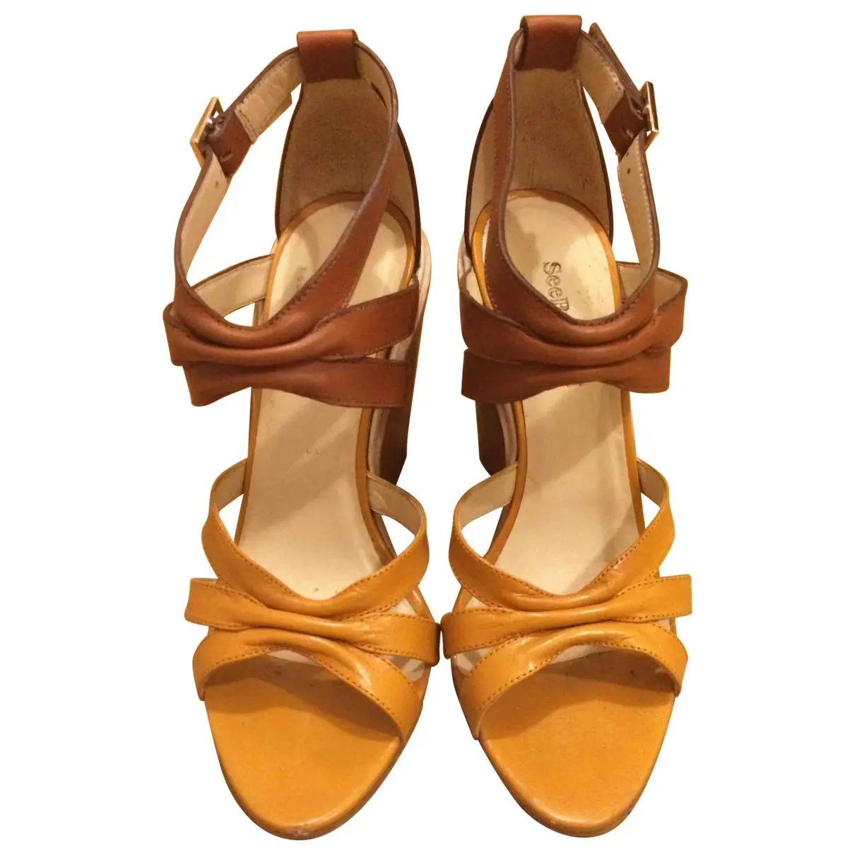 LEATHER SANDALS See by Chloé
