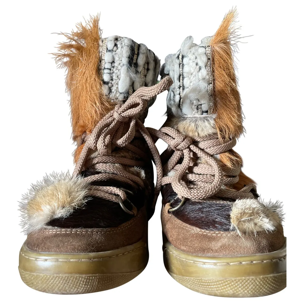 Leather snow boots Serafini