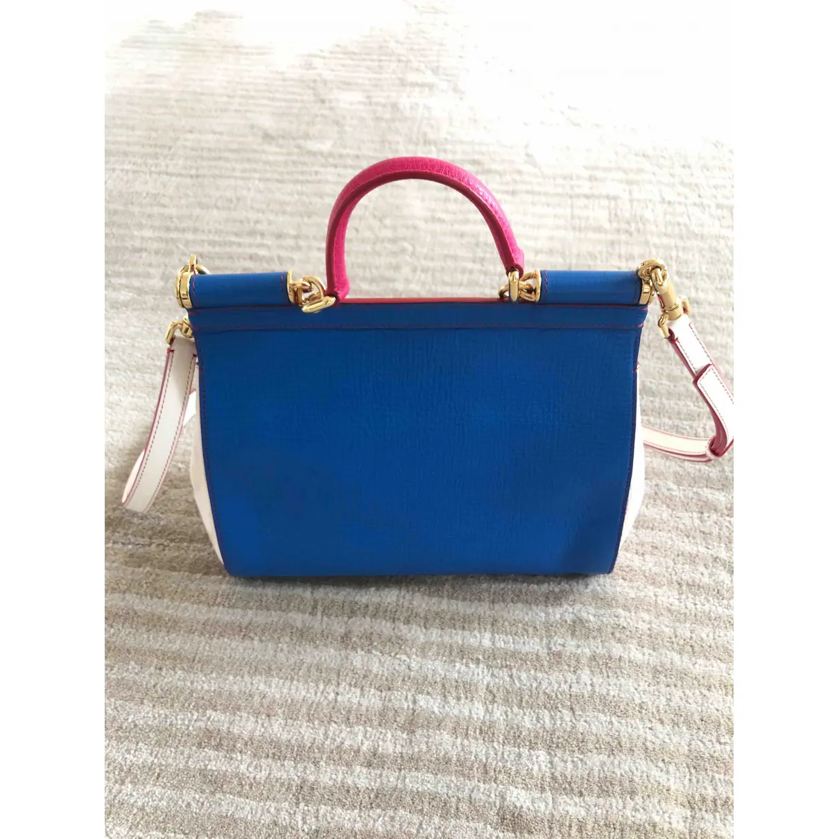 Buy Dolce & Gabbana Sicily leather satchel online