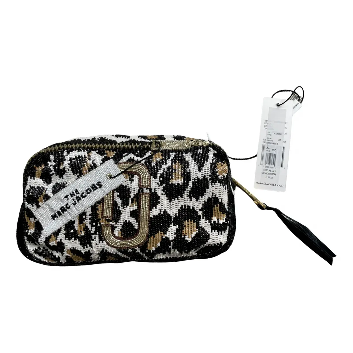 Snapshot leather clutch bag Marc Jacobs