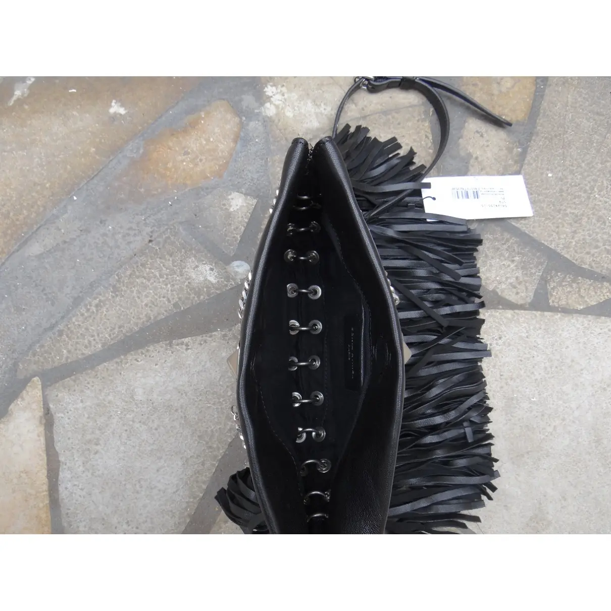 Leather clutch bag Sonia Rykiel