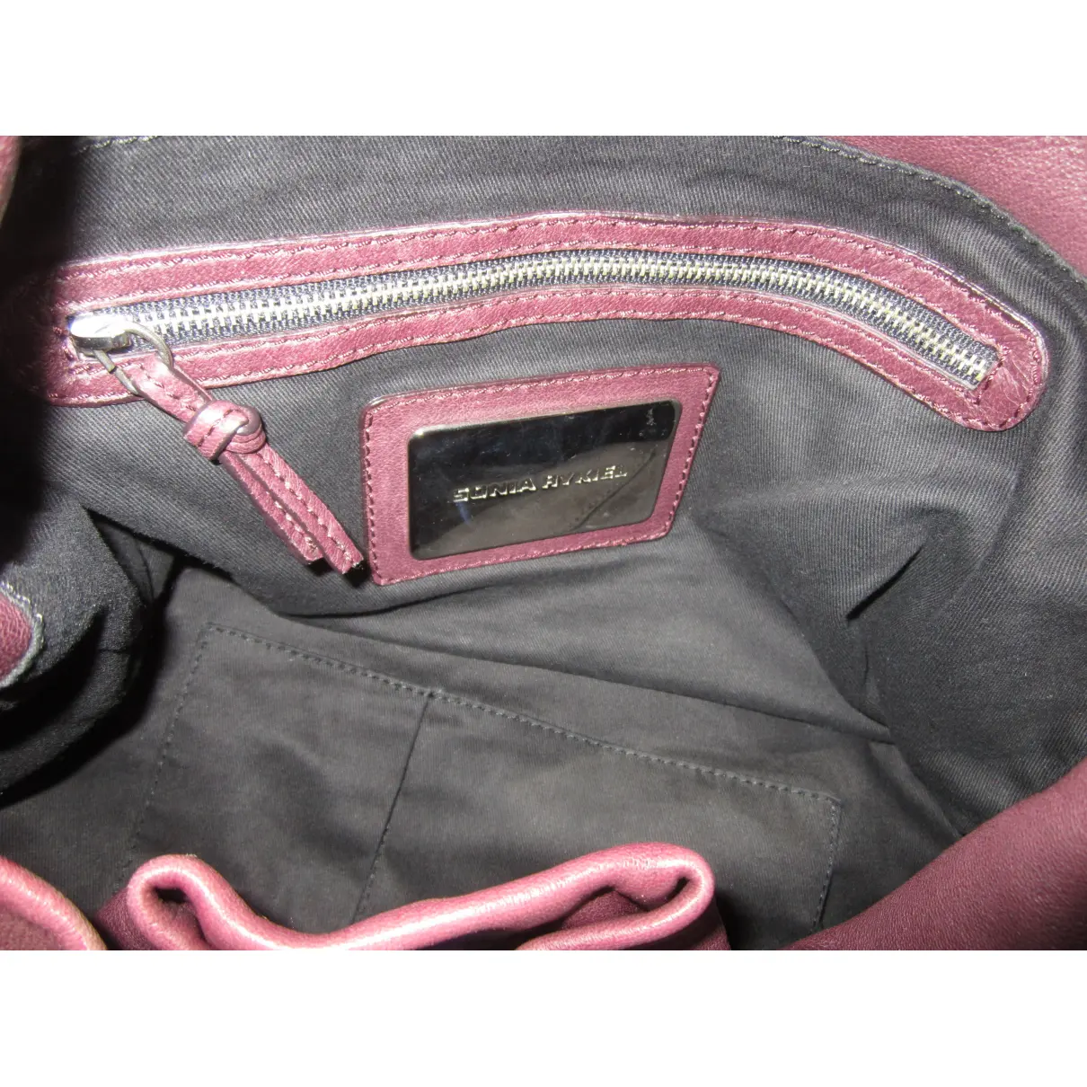 Leather handbag Sonia Rykiel