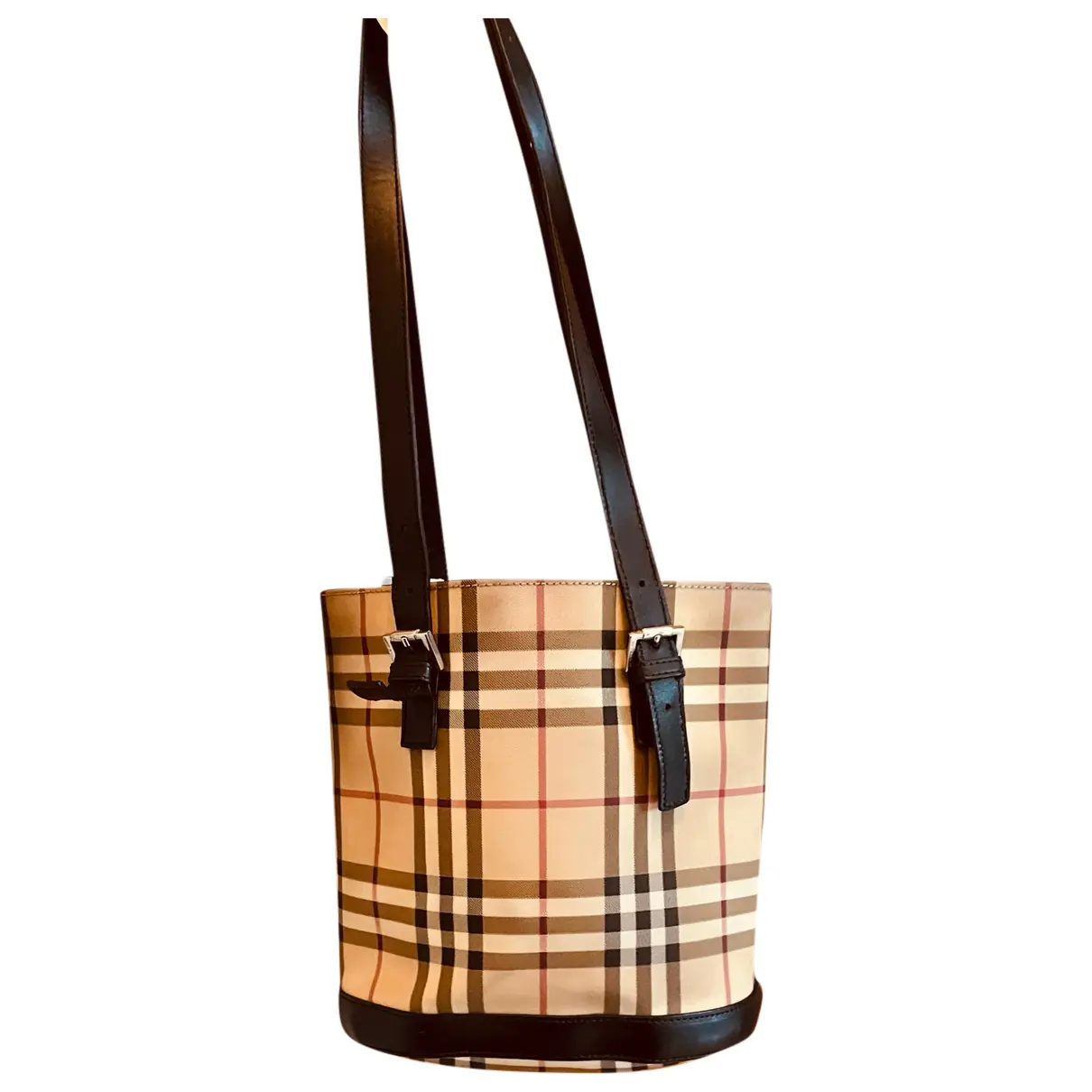 The Bucket leather handbag Burberry - Vintage