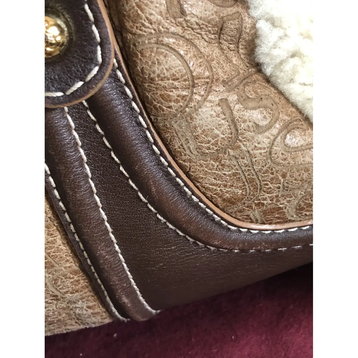 Leather handbag TOUS - Vintage