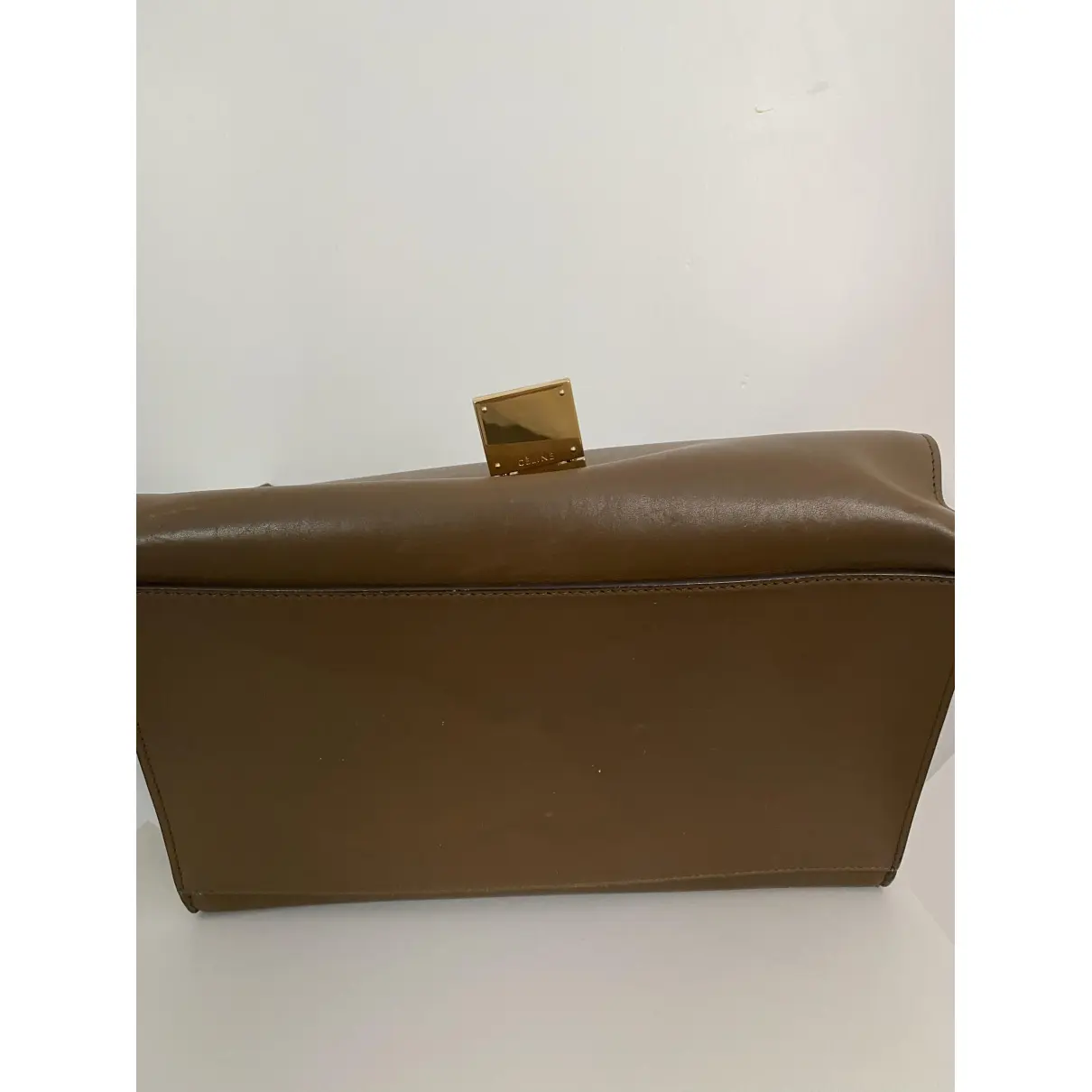 Trapèze leather crossbody bag Celine