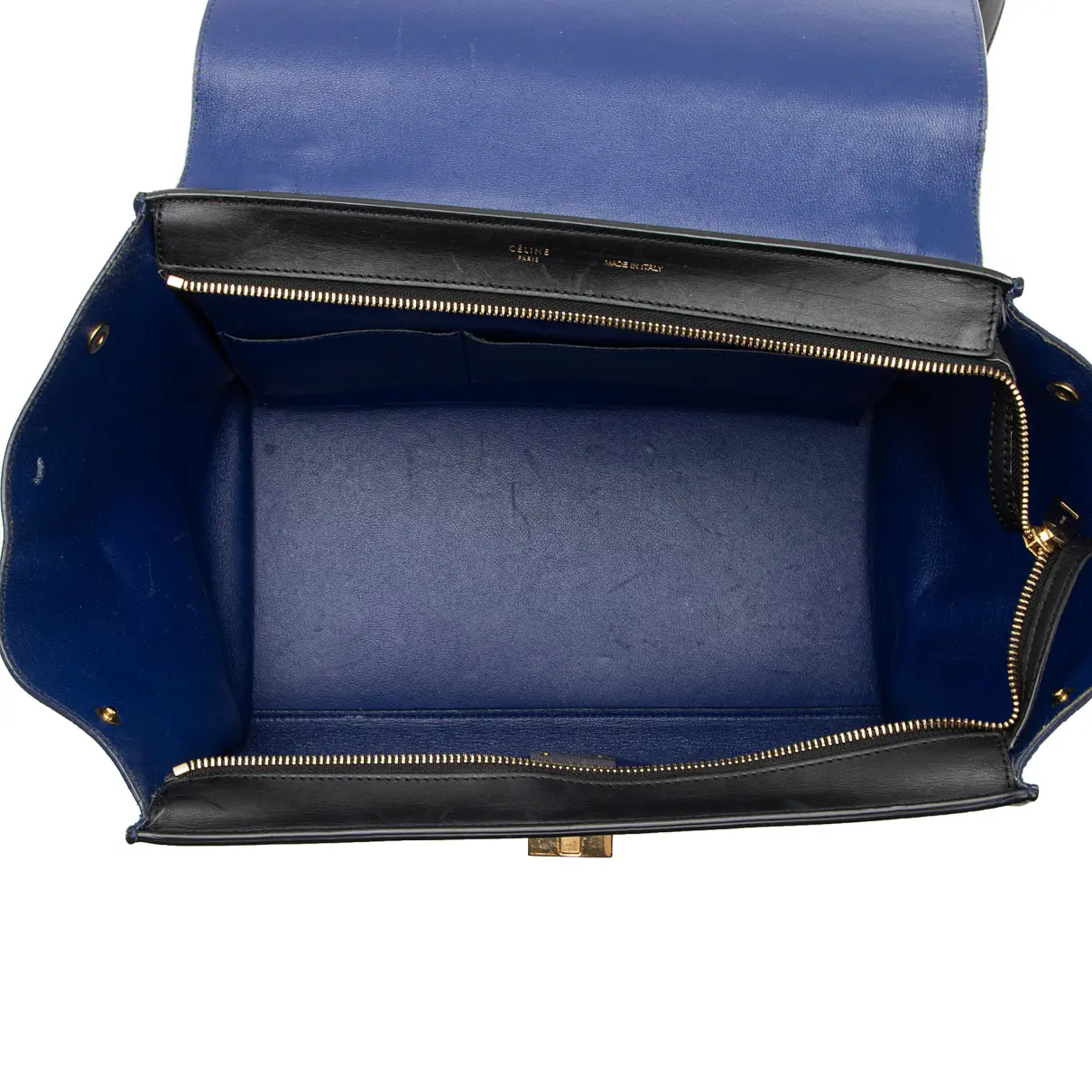 Trapèze leather satchel Celine