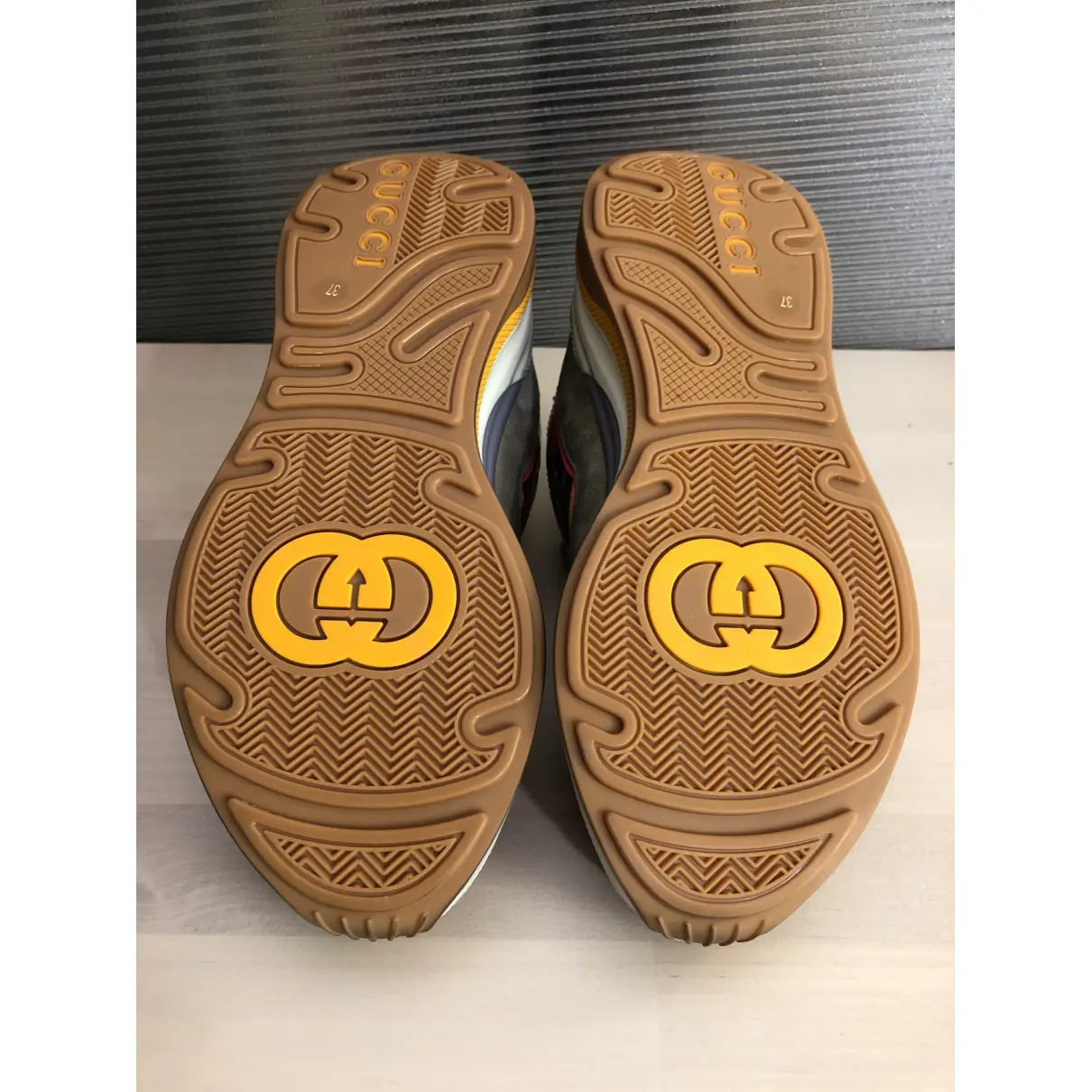 Ultrapace leather trainers Gucci