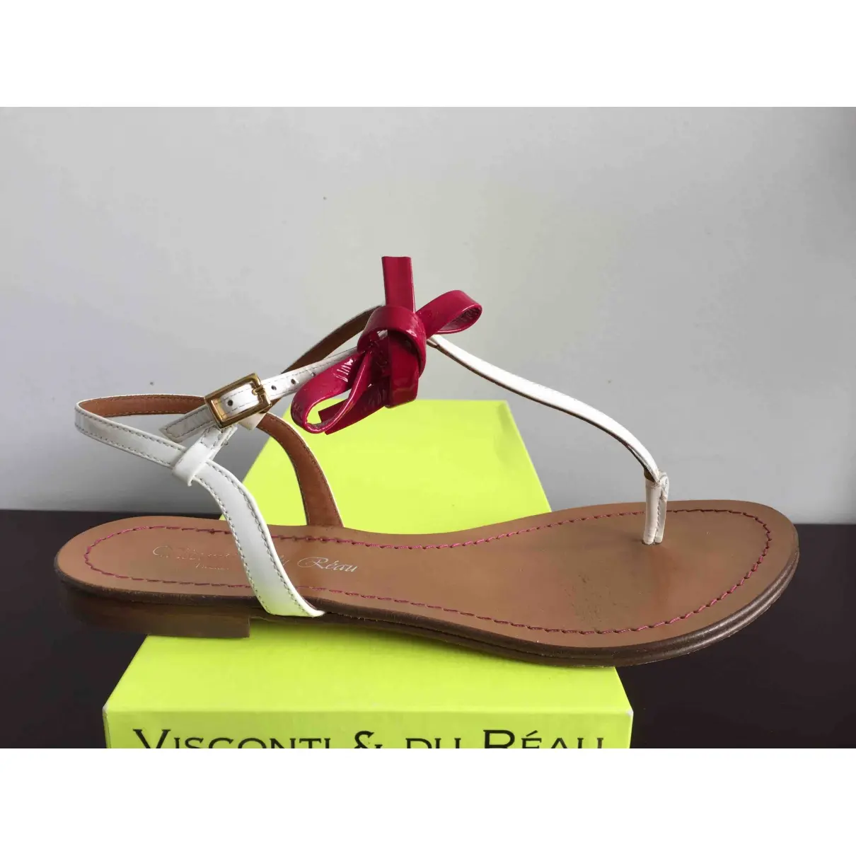 Visconti & Du Reau Leather flip flops for sale