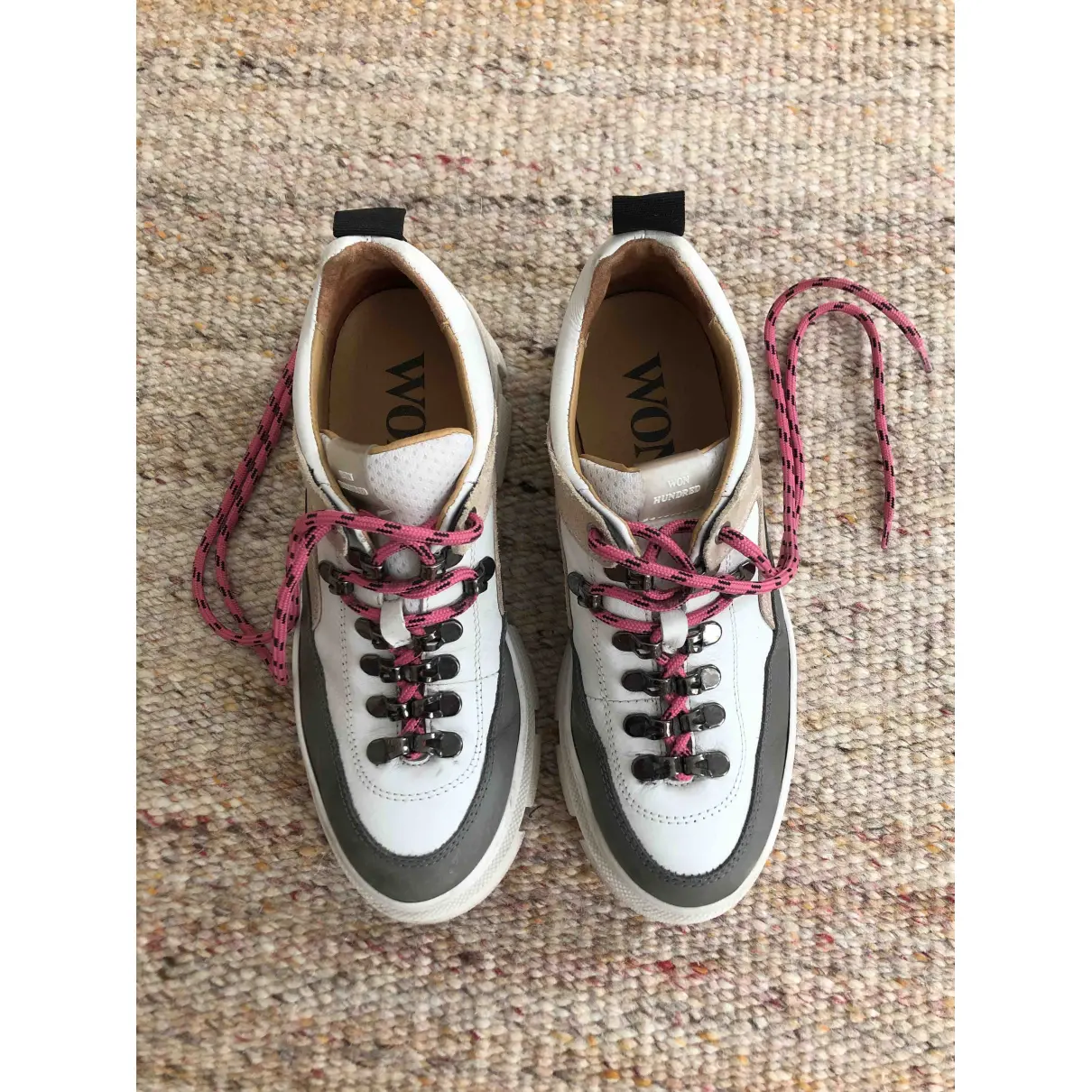 Buy Won Hundred Leather trainers online