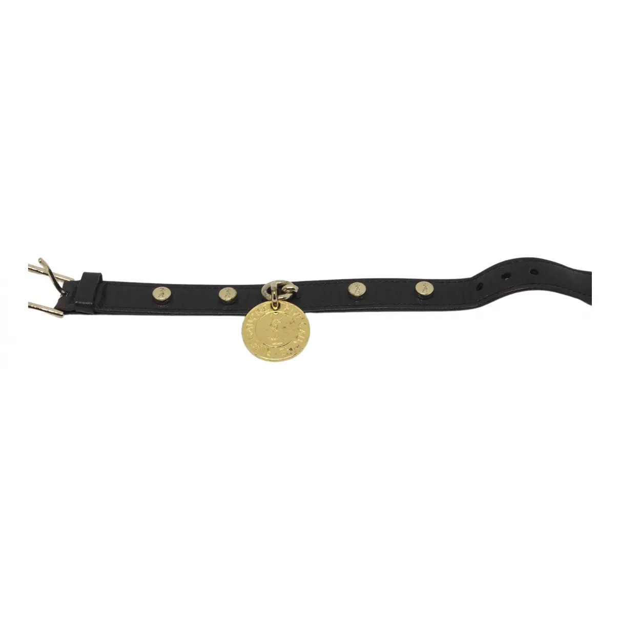 Leather bracelet Yves Saint Laurent - Vintage