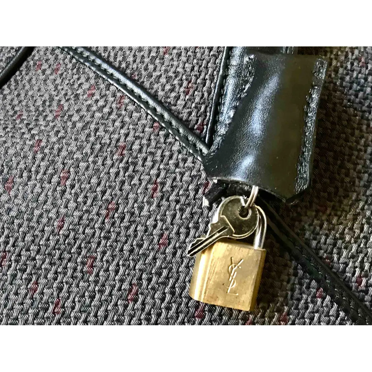 Leather 24h bag Yves Saint Laurent - Vintage