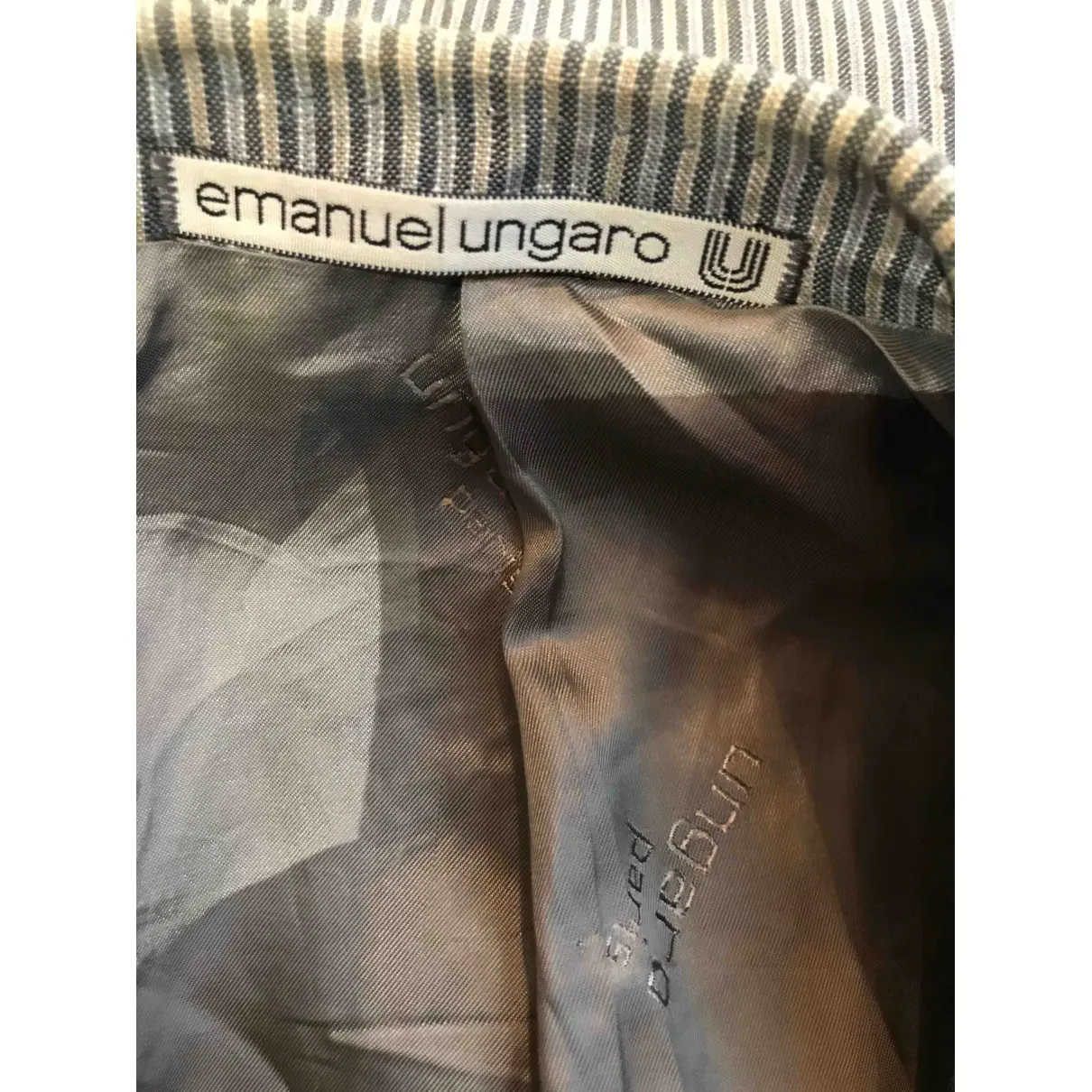 Linen vest Emanuel Ungaro - Vintage