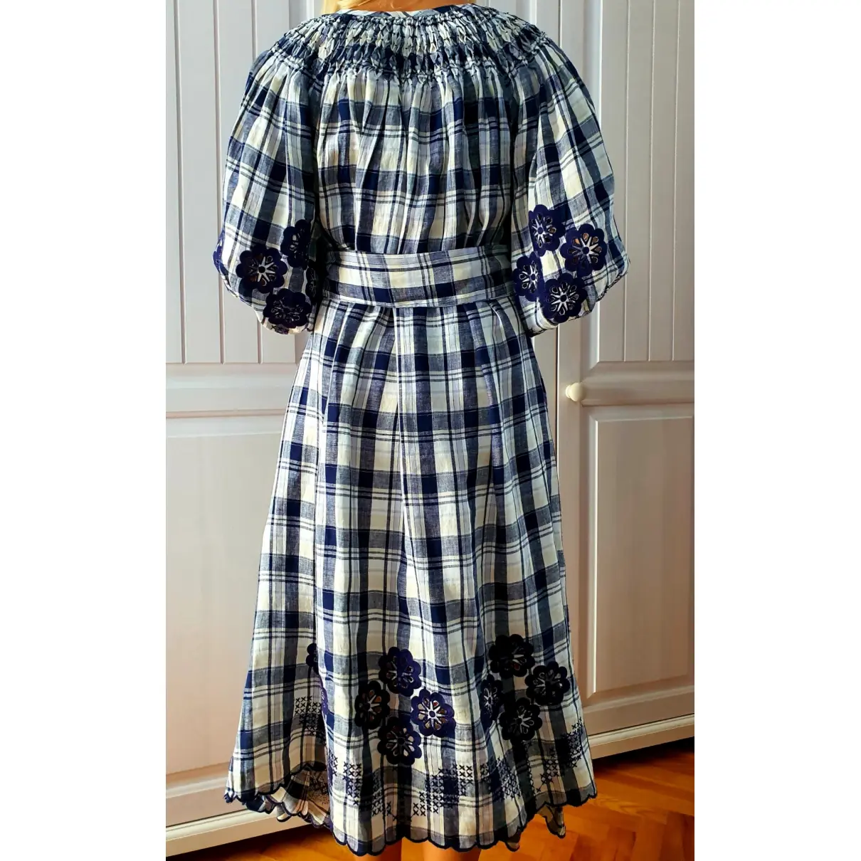 Buy Innika Choo Linen mid-length dress online