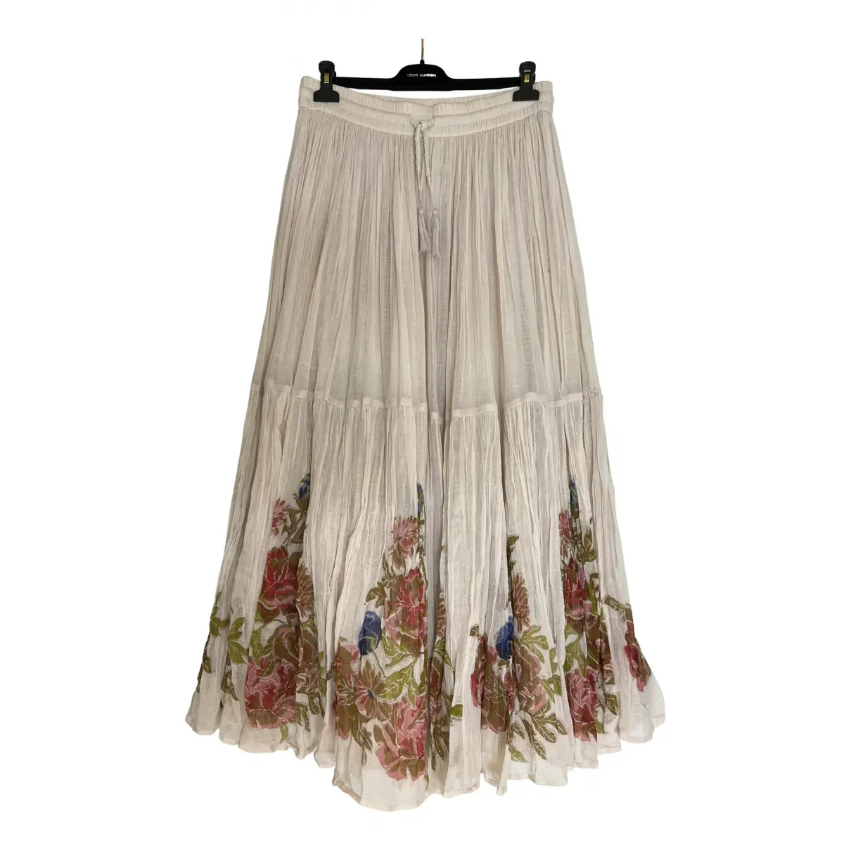 Linen maxi skirt