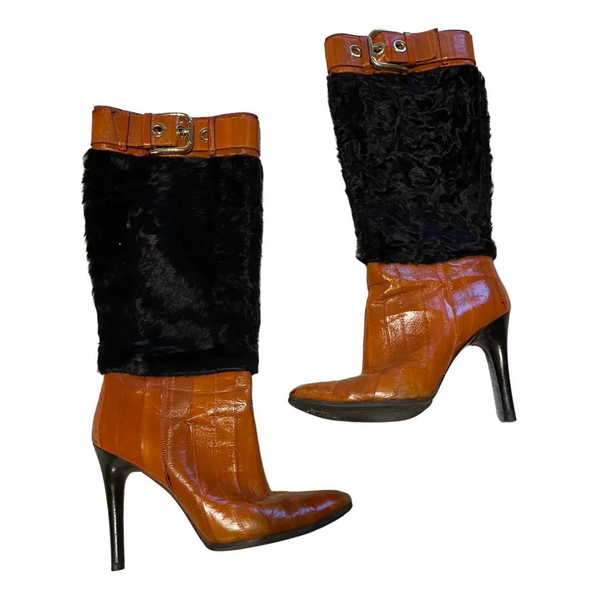 Patent leather boots Dolce & Gabbana - Vintage