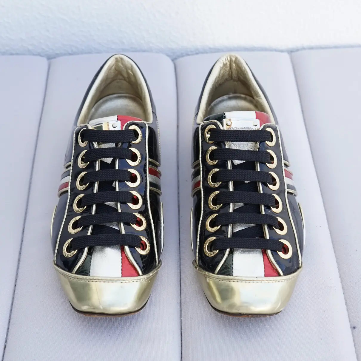 Buy Dolce & Gabbana Patent leather trainers online