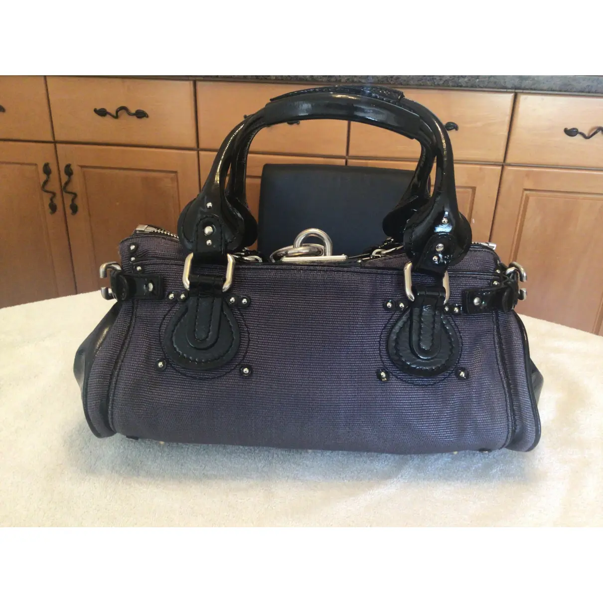 Buy Chloé Paddington patent leather handbag online