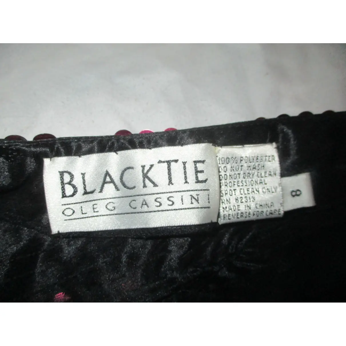 Luxury Black Tie Oleg Cassini Dresses Women