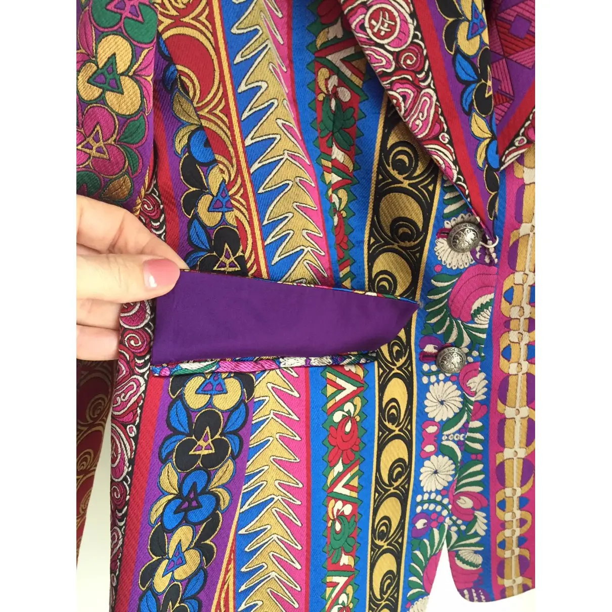 Multicolour Polyester Jacket Etro