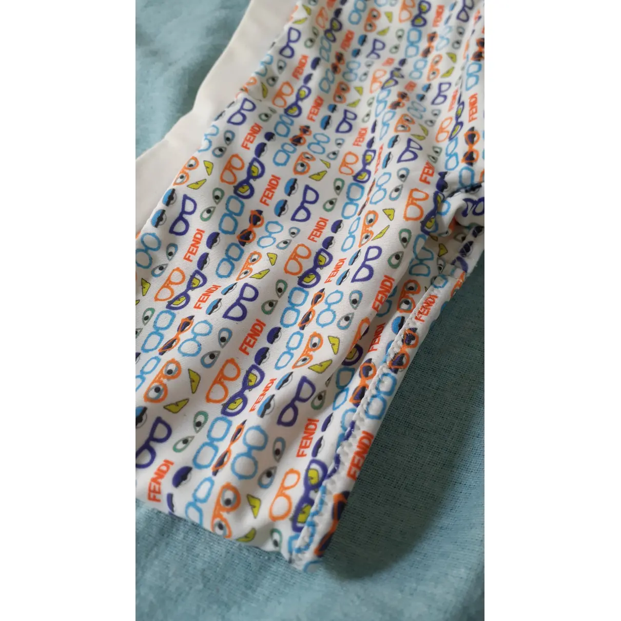 Buy Fendi Multicolour Polyester Shorts online