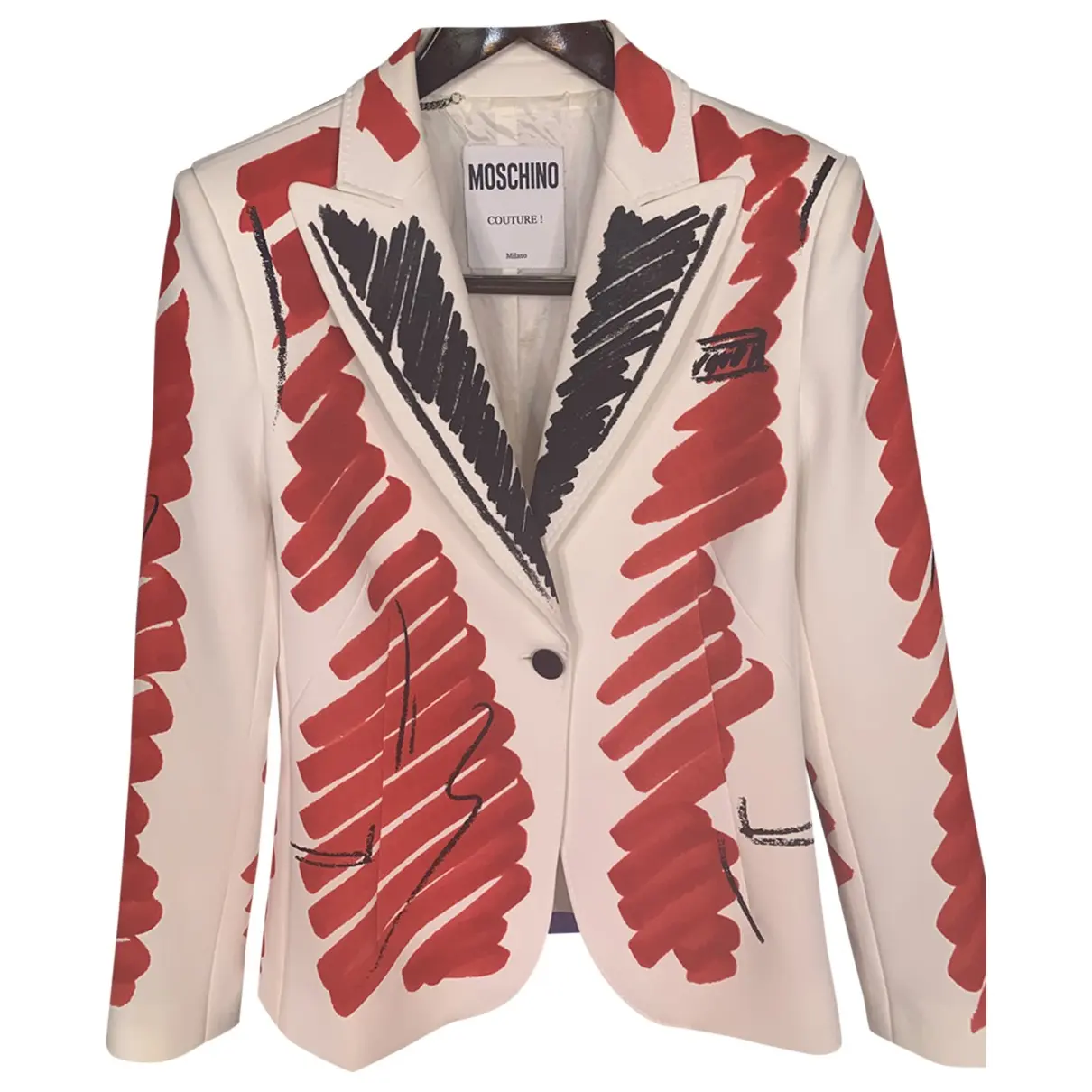 Multicolour Polyester Jacket Moschino