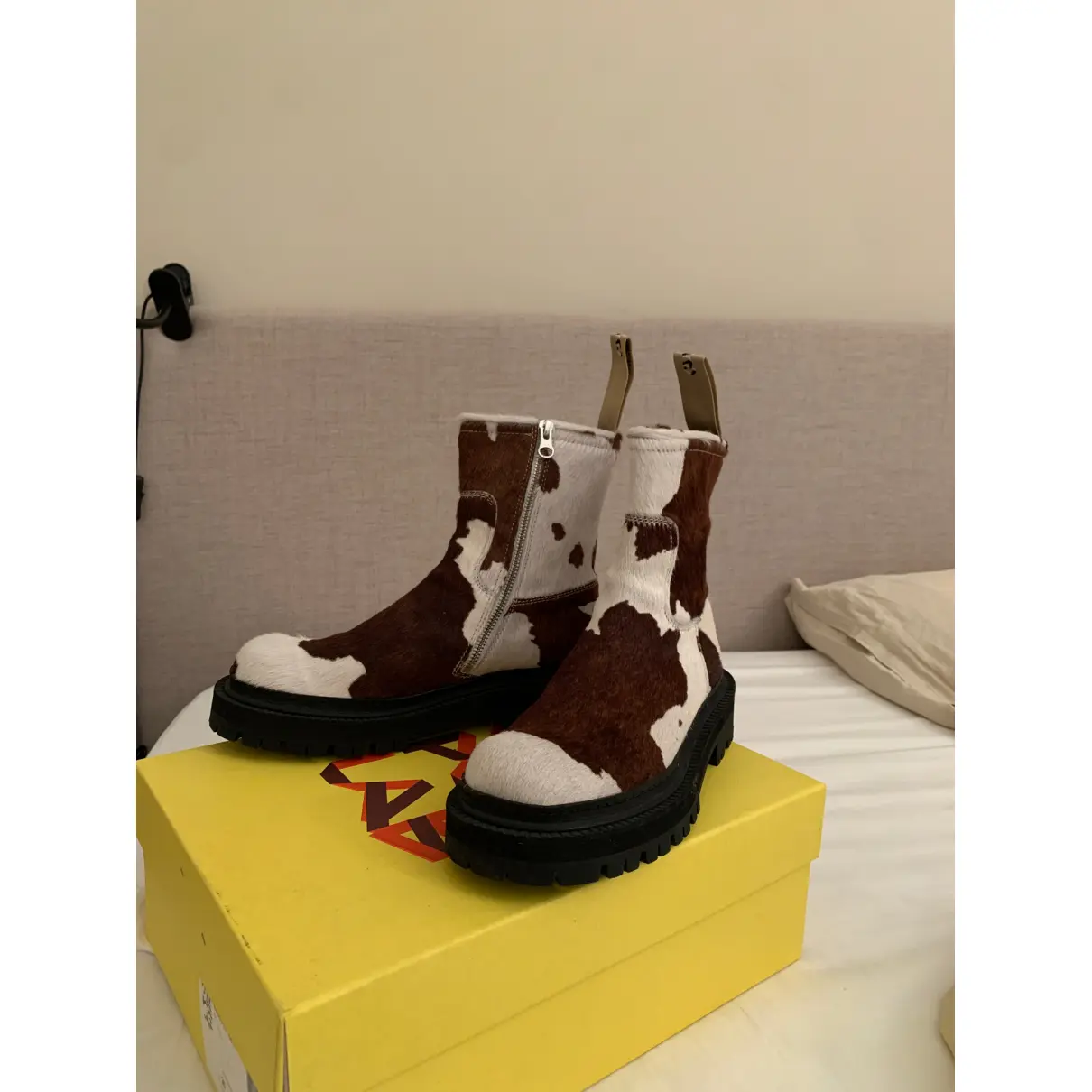 Buy Camper Pony-style calfskin ankle boots online