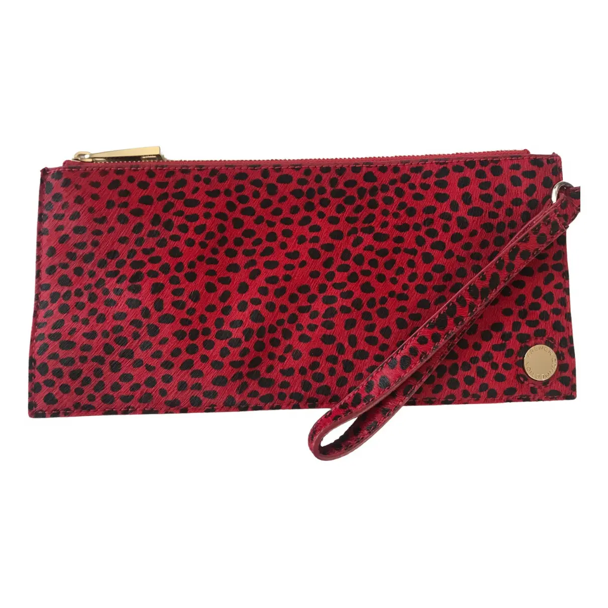 Pony-style calfskin clutch bag French Connection