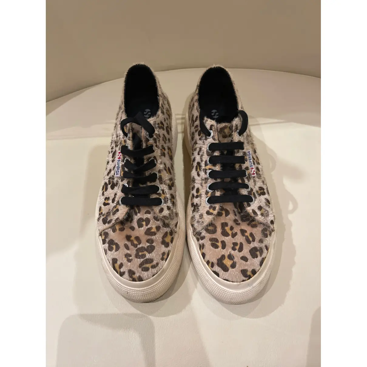Buy Superga Pony-style calfskin trainers online