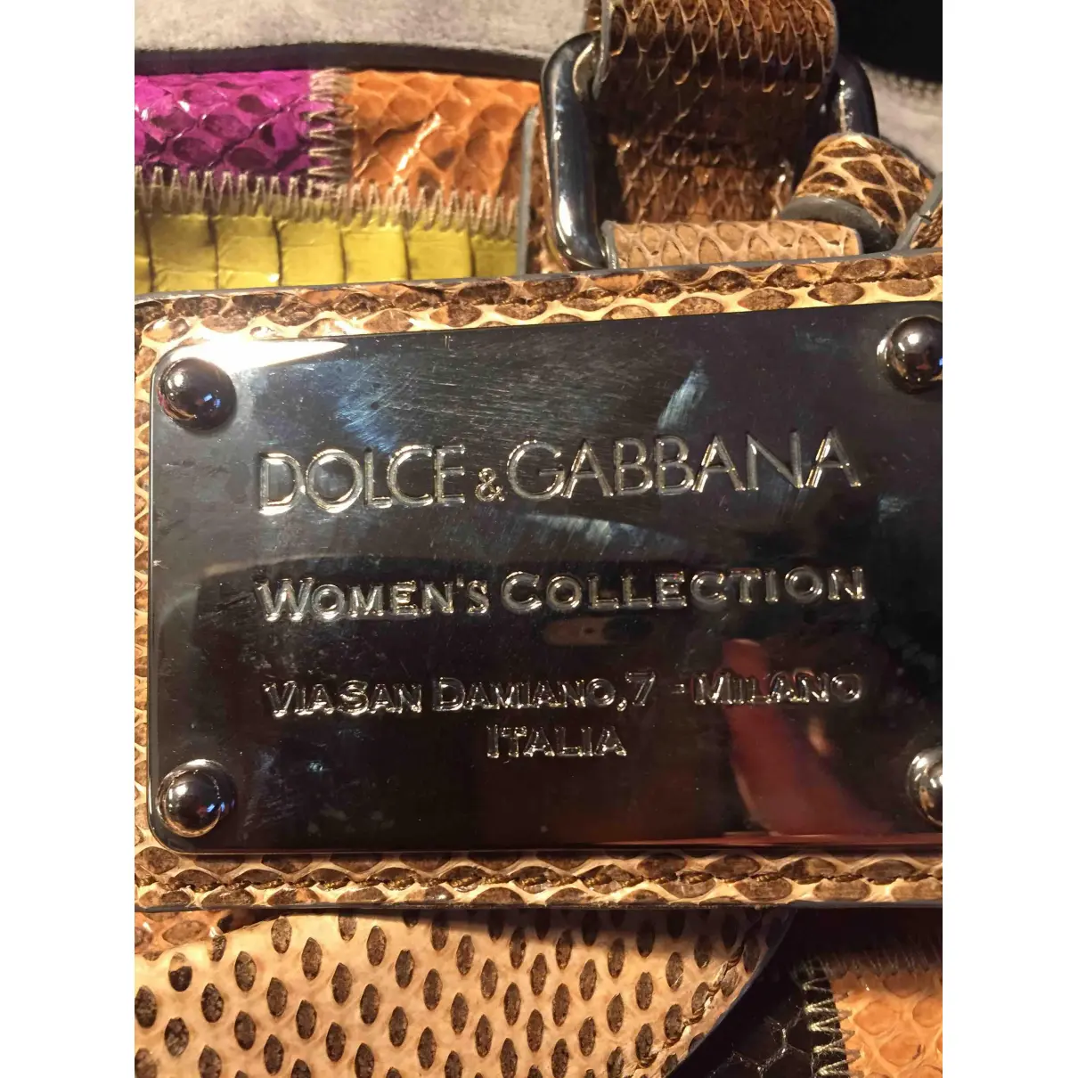Python handbag Dolce & Gabbana
