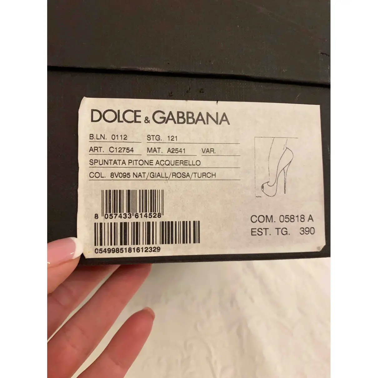 Python heels Dolce & Gabbana