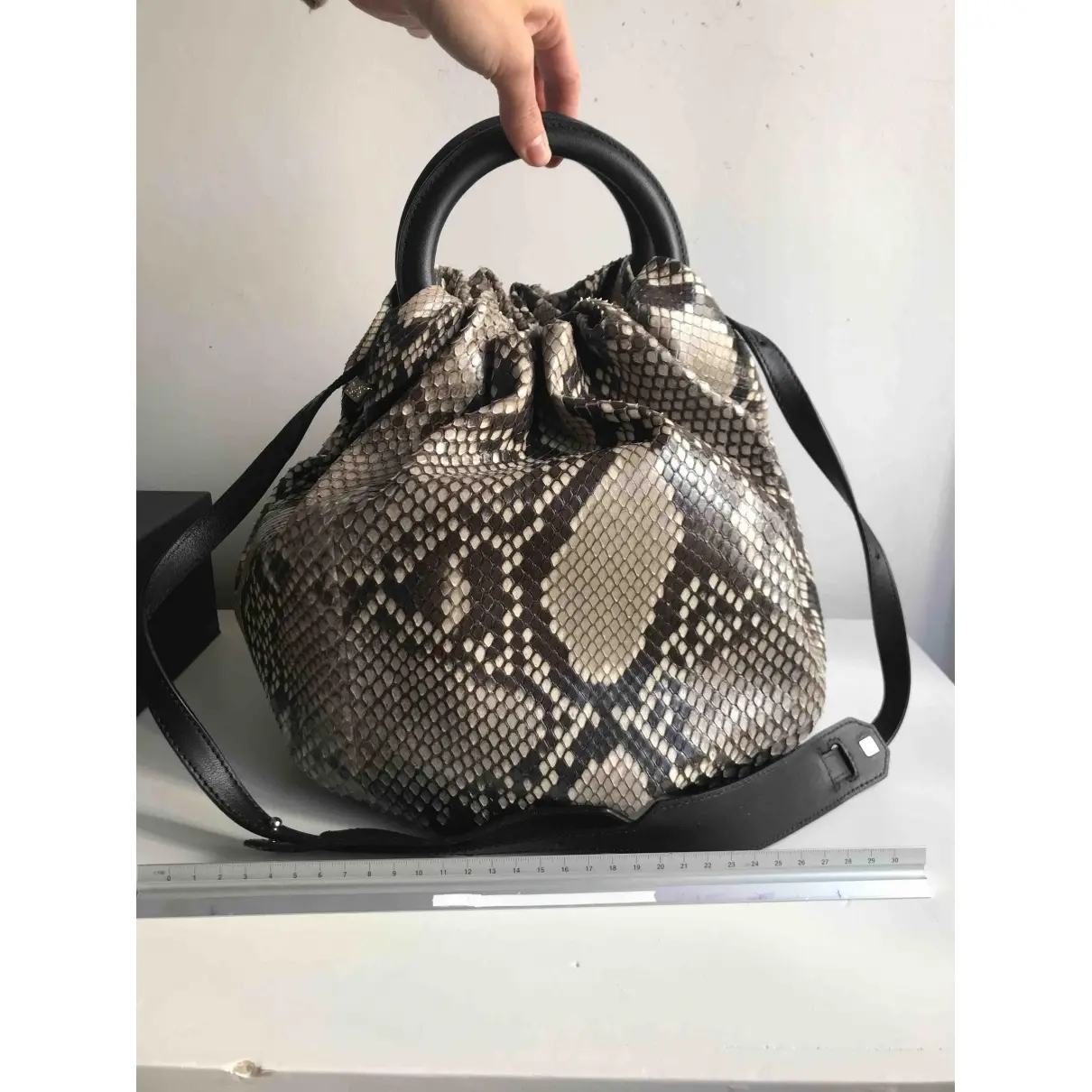 Flamenco python handbag Loewe