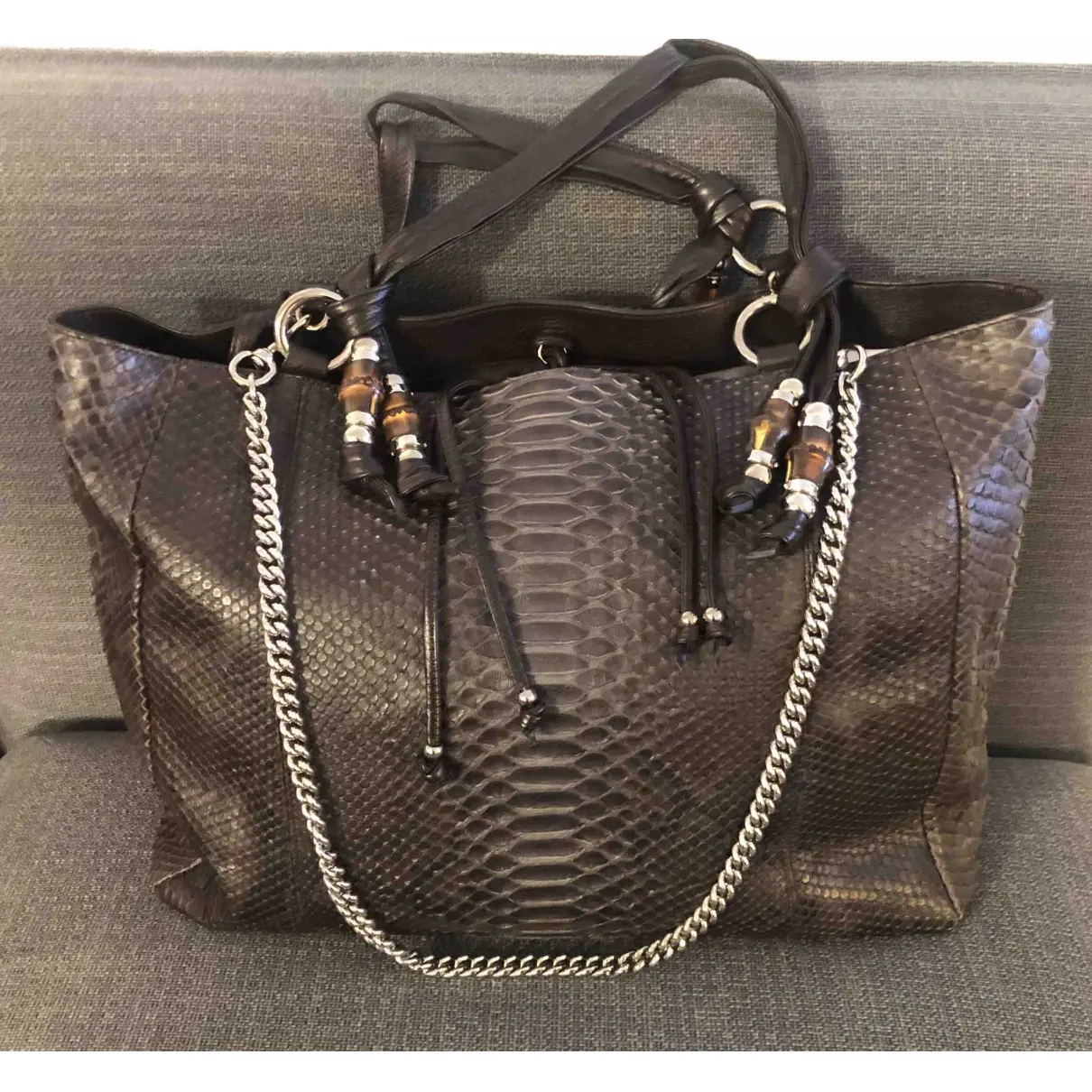 Gucci Python handbag for sale