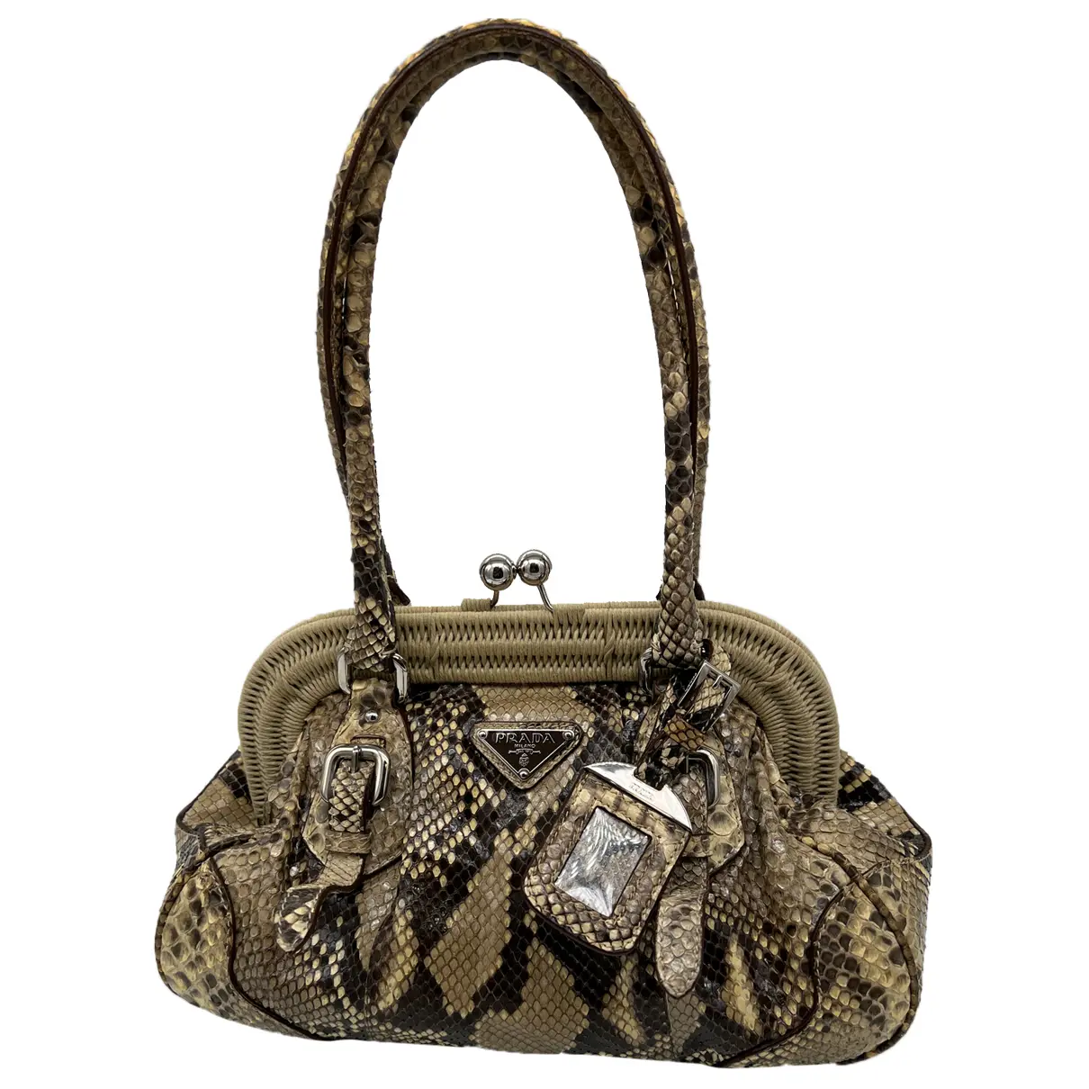 Python handbag Prada