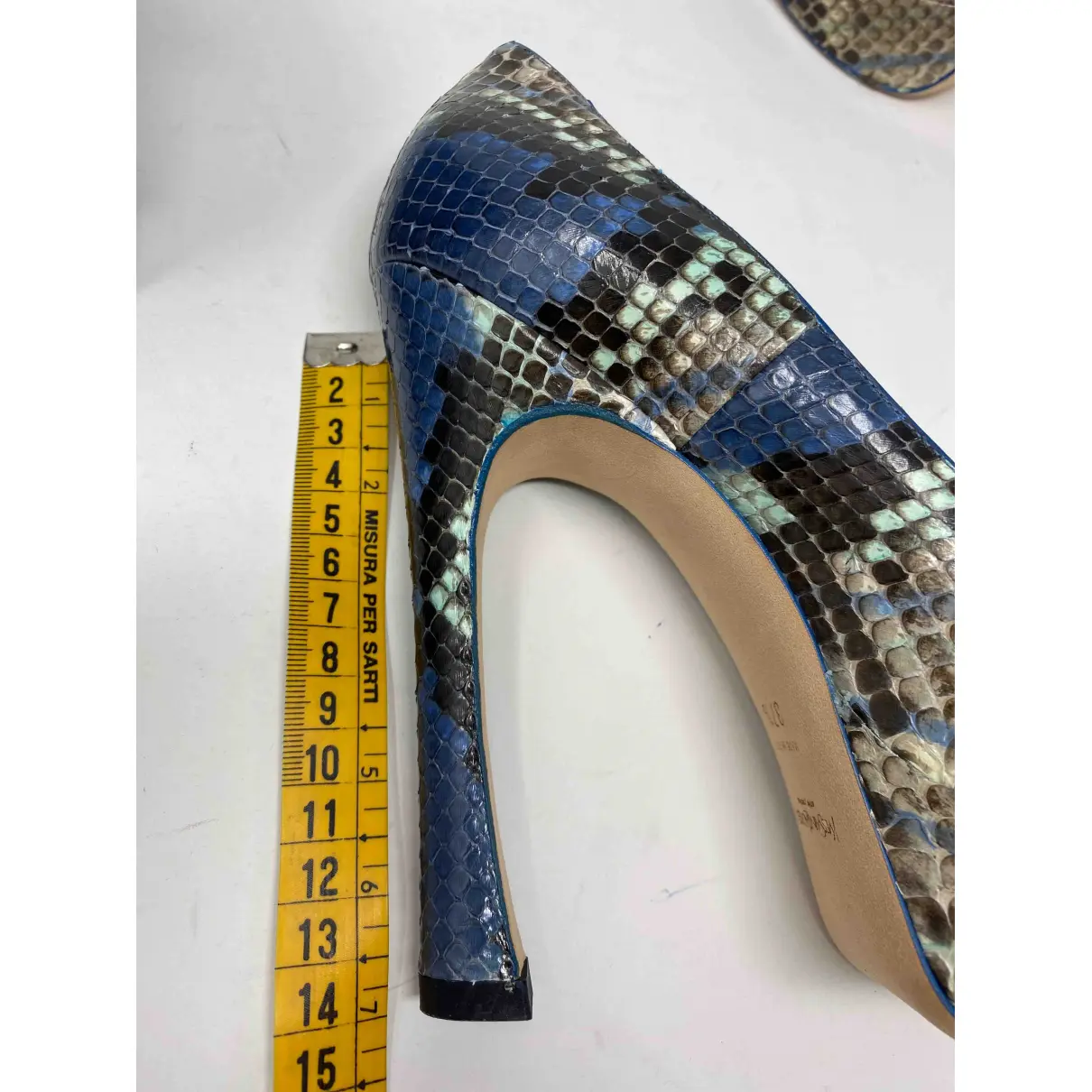 Python heels Saint Laurent