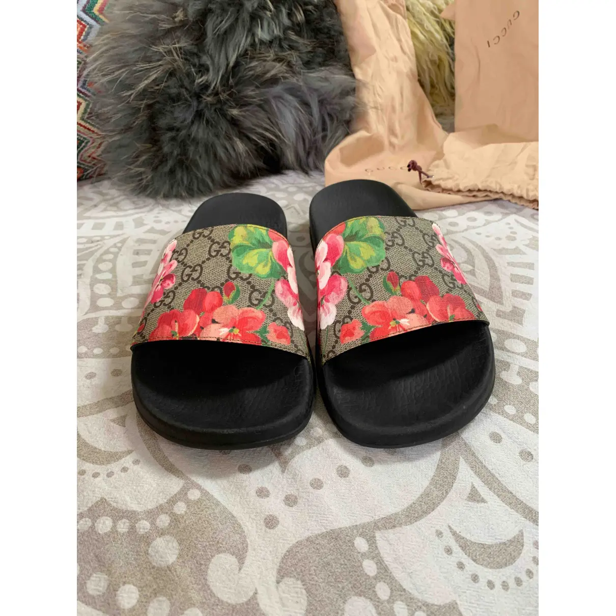 Multicolour Rubber Sandals Gucci