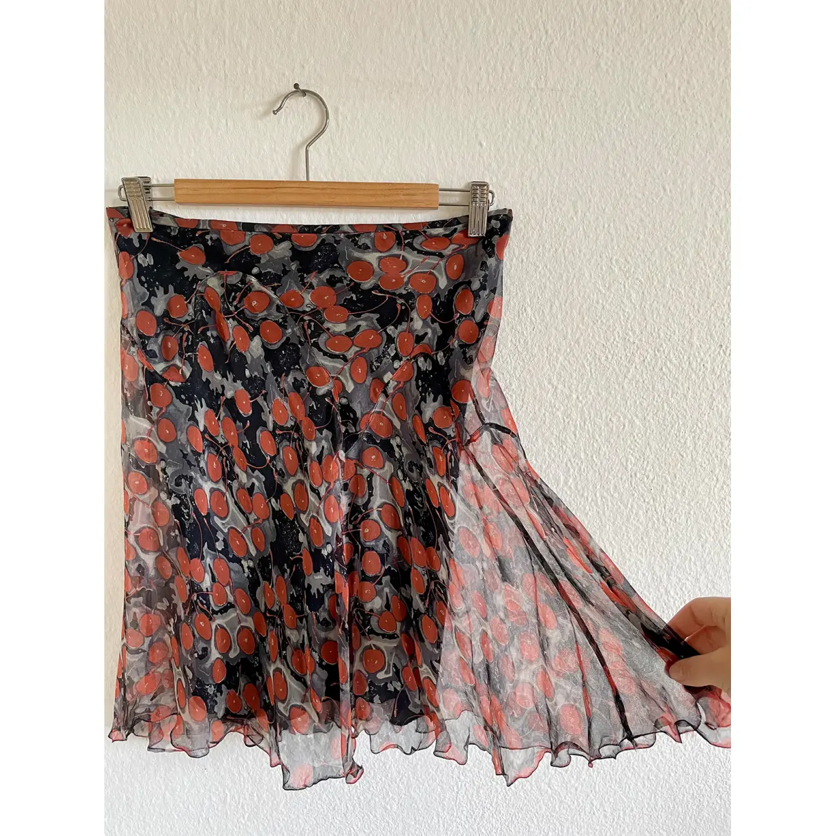 Buy Alexander McQueen Silk mini skirt online - Vintage